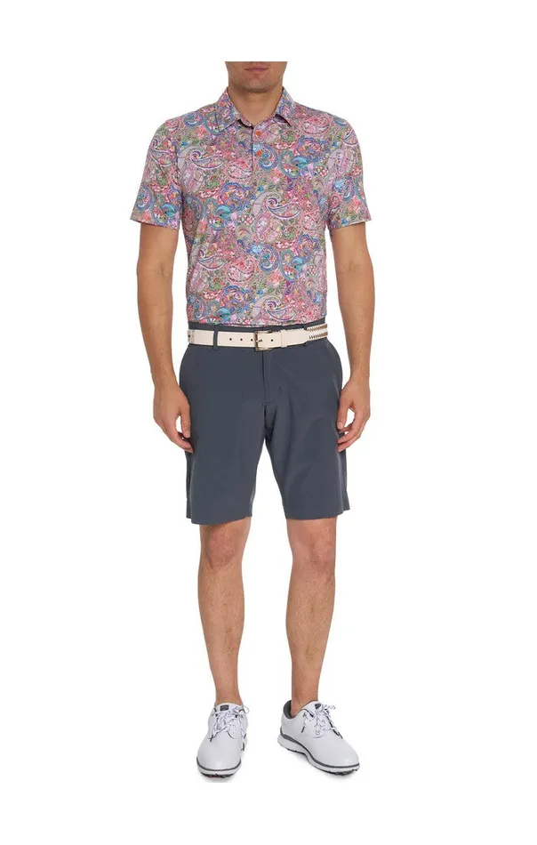Robert Graham Polos and TShirts Men GOLDBERG PERFORMANCE POLO Grey