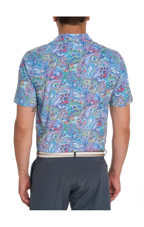 Robert Graham Polos and TShirts Men GOLDBERG PERFORMANCE POLO Grey