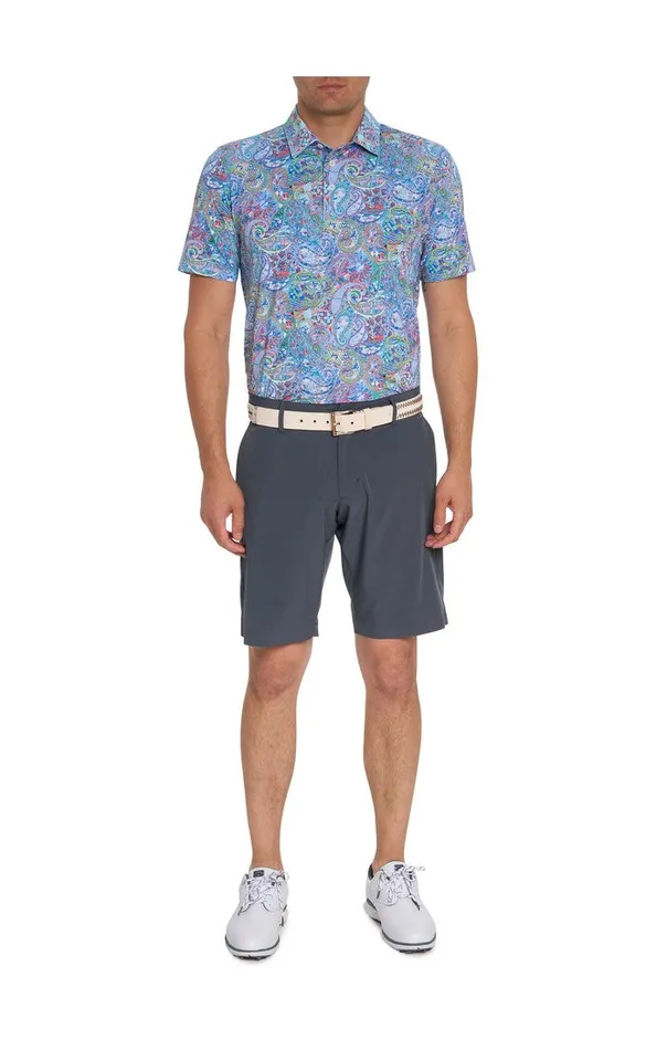 Robert Graham Polos and TShirts Men GOLDBERG PERFORMANCE POLO Grey