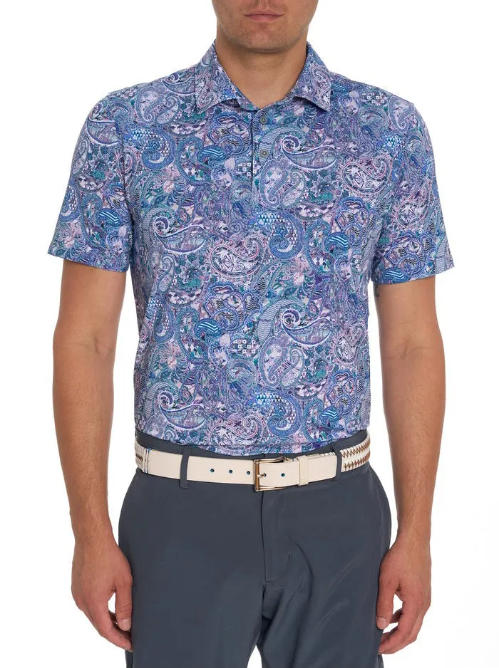 Robert Graham Polos and TShirts Men GOLDBERG PERFORMANCE POLO Grey