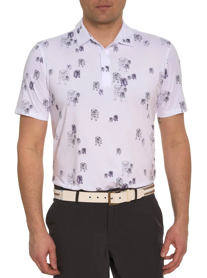 Robert Graham Polos and TShirts Men GRAHAM PERFORMANCE POLO Black