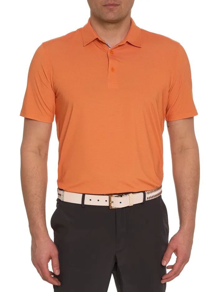 Robert Graham Polos and TShirts Men HYDE PERFORMANCE POLO Orange