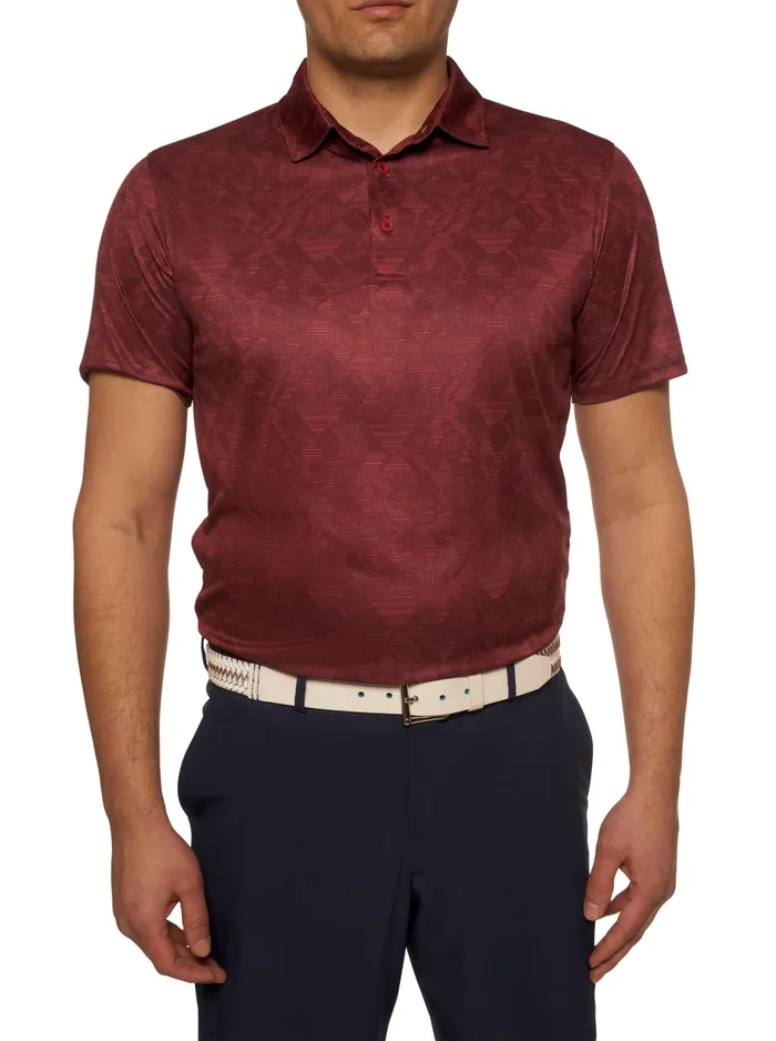 Robert Graham Polos and TShirts Men HYDRUS PERFORMANCE POLO Cobalt