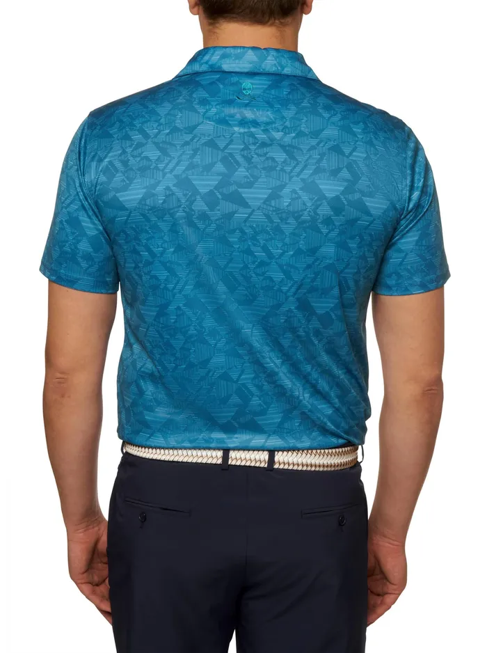Robert Graham Polos and TShirts Men HYDRUS PERFORMANCE POLO Cobalt