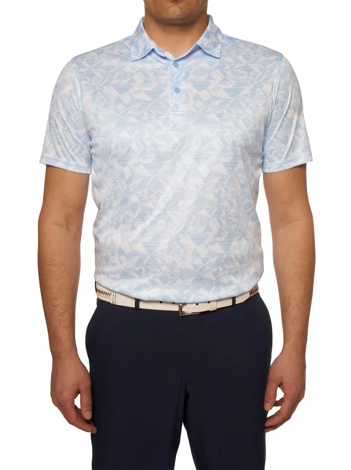 Robert Graham Polos and TShirts Men HYDRUS PERFORMANCE POLO Cobalt