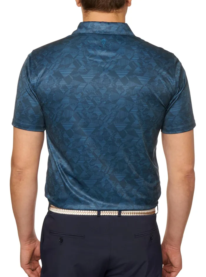 Robert Graham Polos and TShirts Men HYDRUS PERFORMANCE POLO Cobalt