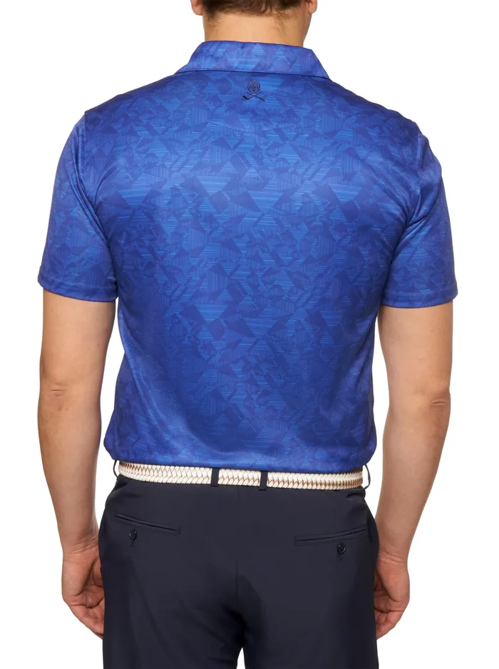 Robert Graham Polos and TShirts Men HYDRUS PERFORMANCE POLO Cobalt