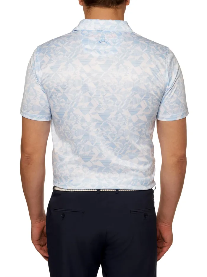 Robert Graham Polos and TShirts Men HYDRUS PERFORMANCE POLO Cobalt