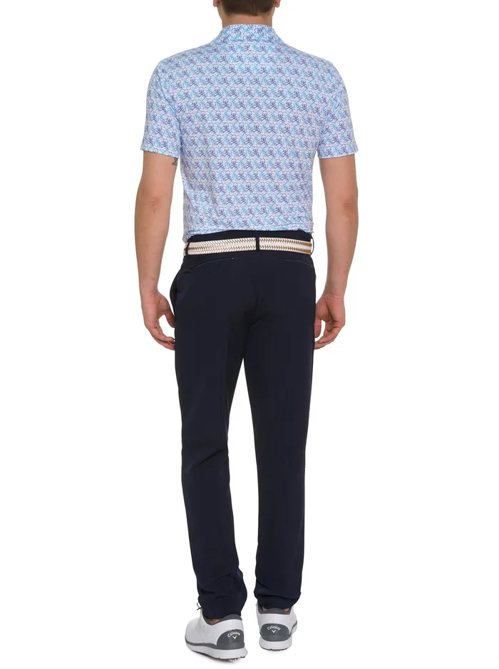 Robert Graham Polos and TShirts Men IRON SKULL PERFORMANCE POLO Black