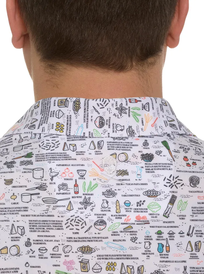 Robert Graham Polos and TShirts Men ITALIAN PASTA PERFORMANCE POLO White
