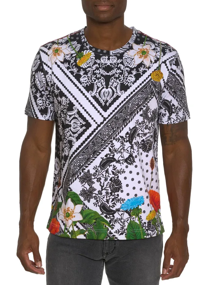 Robert Graham Polos and TShirts Men LIMITED EDITION DANCE FLOOR VIEW GRAPHIC TSHIRT Multi