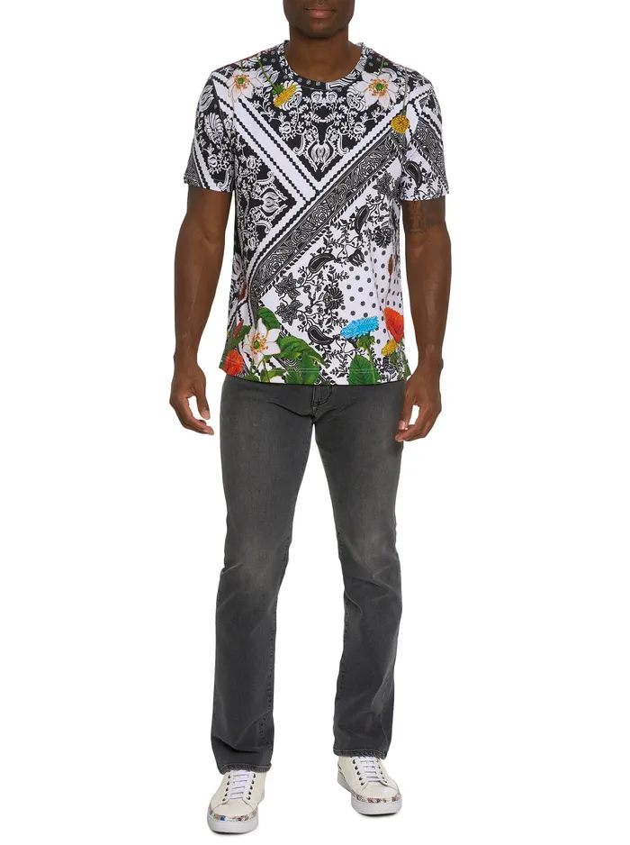 Robert Graham Polos and TShirts Men LIMITED EDITION DANCE FLOOR VIEW GRAPHIC TSHIRT Multi