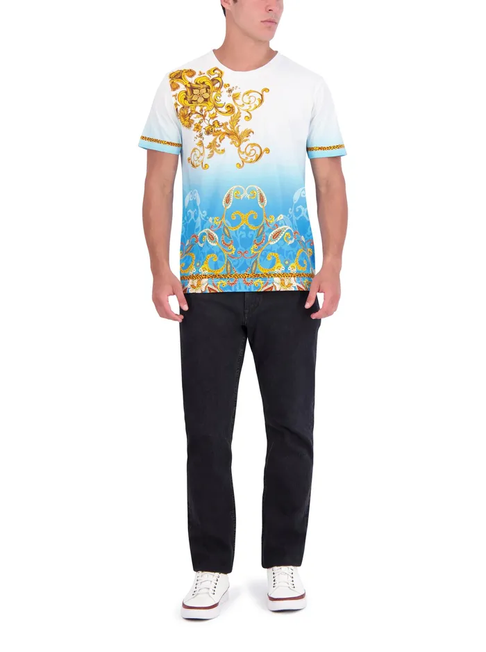 Robert Graham Polos and TShirts Men LIMITED EDITION GOLDEN SCROLLS TSHIRT Multi