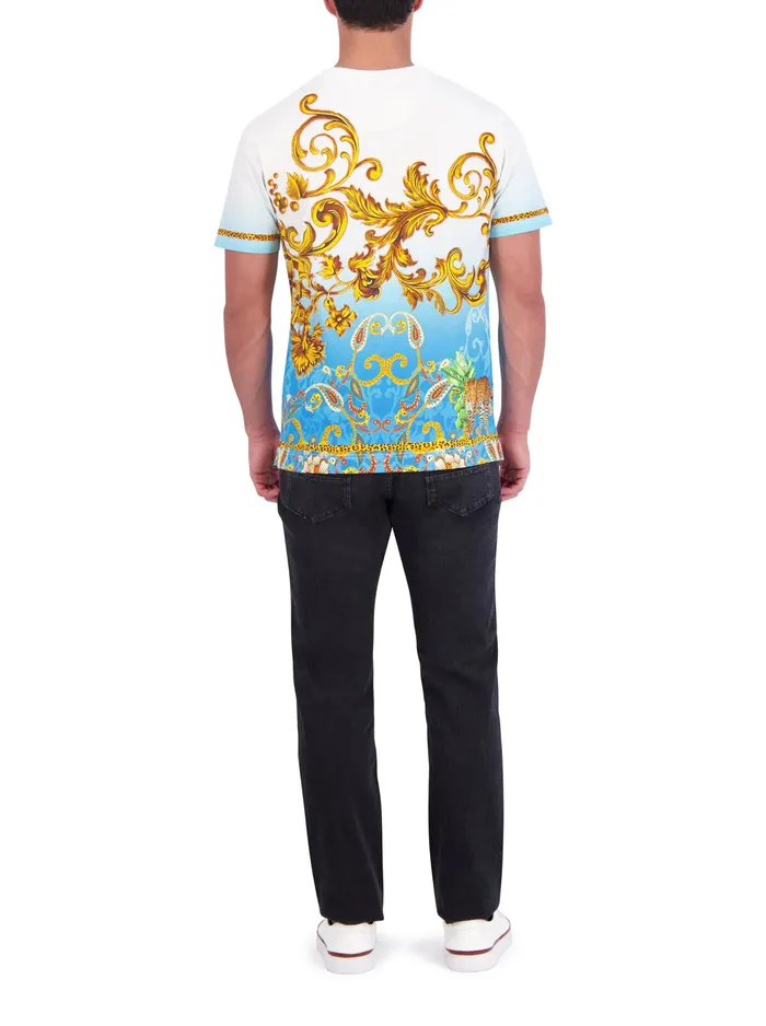 Robert Graham Polos and TShirts Men LIMITED EDITION GOLDEN SCROLLS TSHIRT Multi