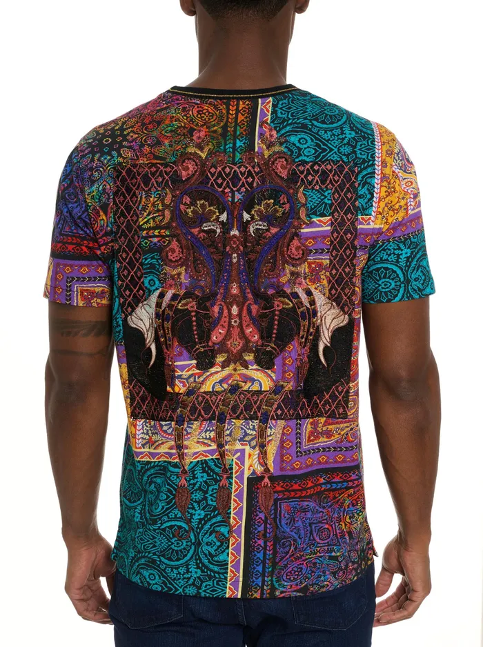 Robert Graham Polos and TShirts Men LIMITED EDITION HEADPIECED TSHIRT Multi