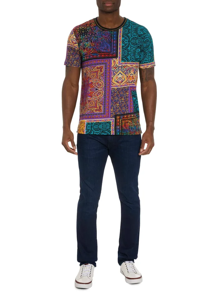 Robert Graham Polos and TShirts Men LIMITED EDITION HEADPIECED TSHIRT Multi