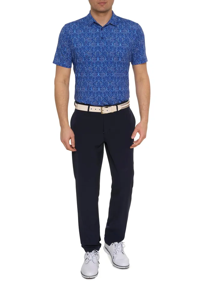 Robert Graham Polos and TShirts Men MEDALLION TILES PERFORMANCE POLO Navy