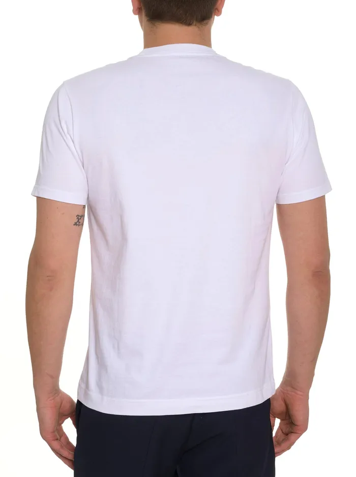 Robert Graham Polos and TShirts Men PAINT SKULL GRAPHIC TSHIRT White