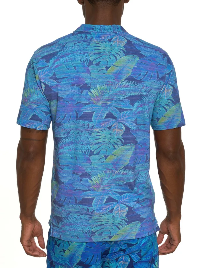 Robert Graham Polos and TShirts Men PARADISE GARAGE POLO Teal