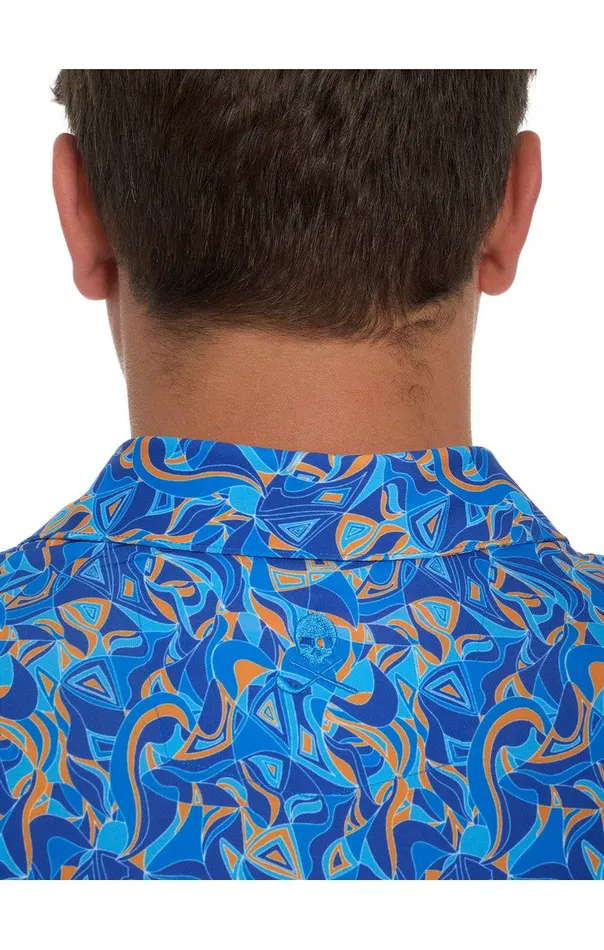 Robert Graham Polos and TShirts Men RETRO CLUB PERFORMANCE POLO Blue