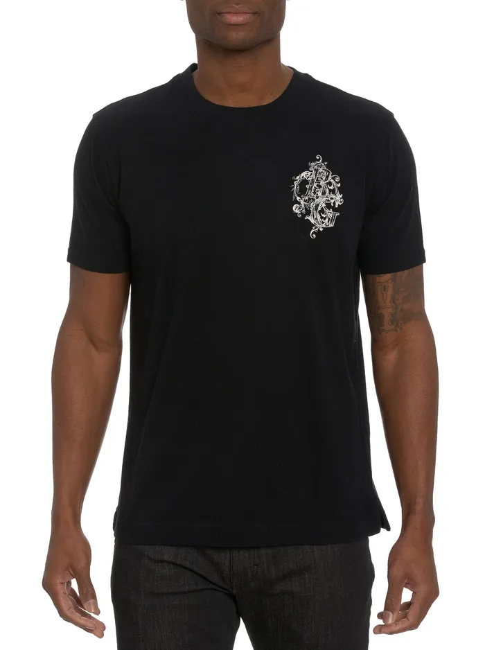 Robert Graham Polos and TShirts Men RG SPLASH GRAPHIC TSHIRT Black