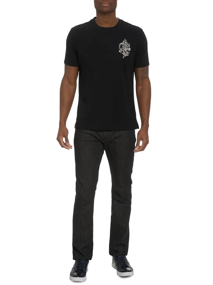 Robert Graham Polos and TShirts Men RG SPLASH GRAPHIC TSHIRT Black