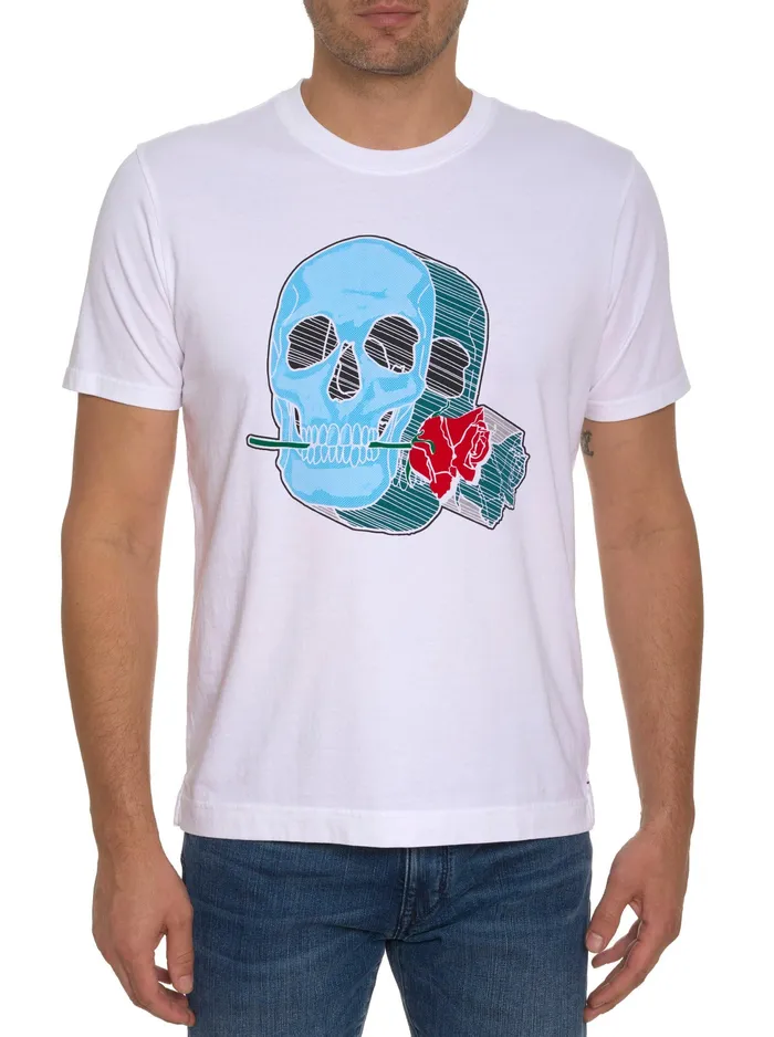 Robert Graham Polos and TShirts Men ROSELAND GRAPHIC TSHIRT Black