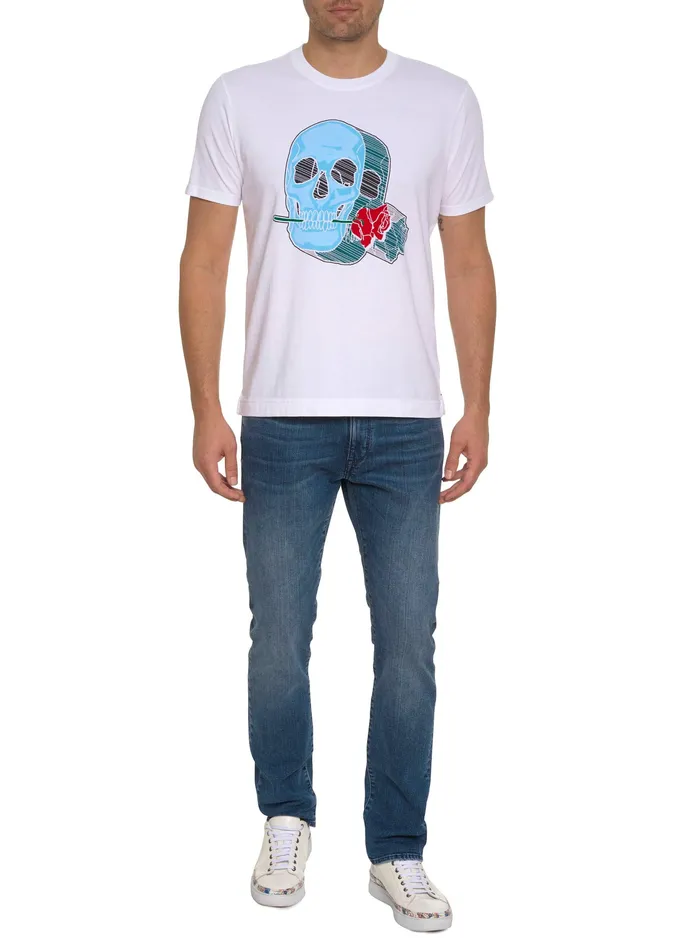 Robert Graham Polos and TShirts Men ROSELAND GRAPHIC TSHIRT Black