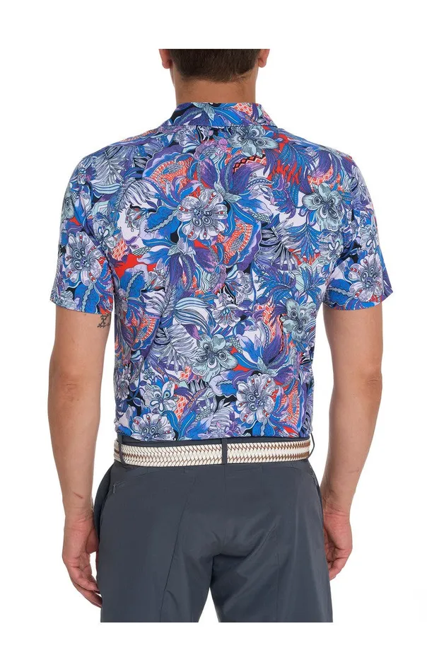 Robert Graham Polos and TShirts Men ROXBERRY PERFORMANCE POLO Purple