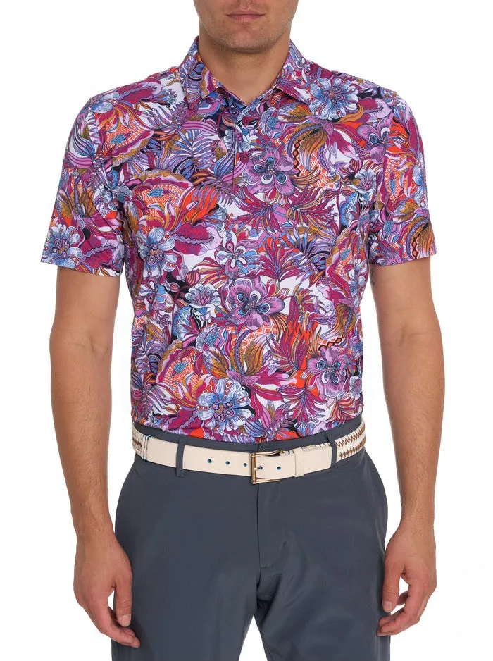 Robert Graham Polos and TShirts Men ROXBERRY PERFORMANCE POLO Purple