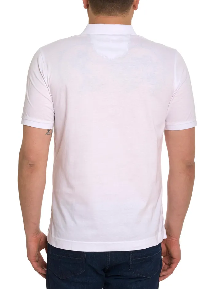 Robert Graham Polos and TShirts Men STONE TRAIL 2 POLO White