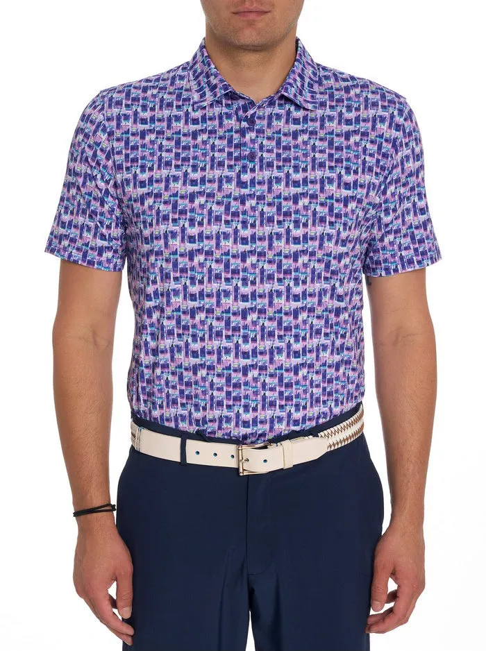 Robert Graham Polos and TShirts Men TEQUILA SUNRISE PERFORMANCE POLO Jade Green