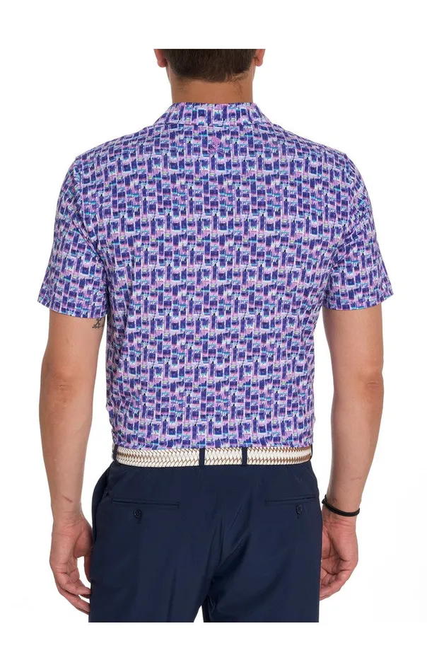 Robert Graham Polos and TShirts Men TEQUILA SUNRISE PERFORMANCE POLO Jade Green