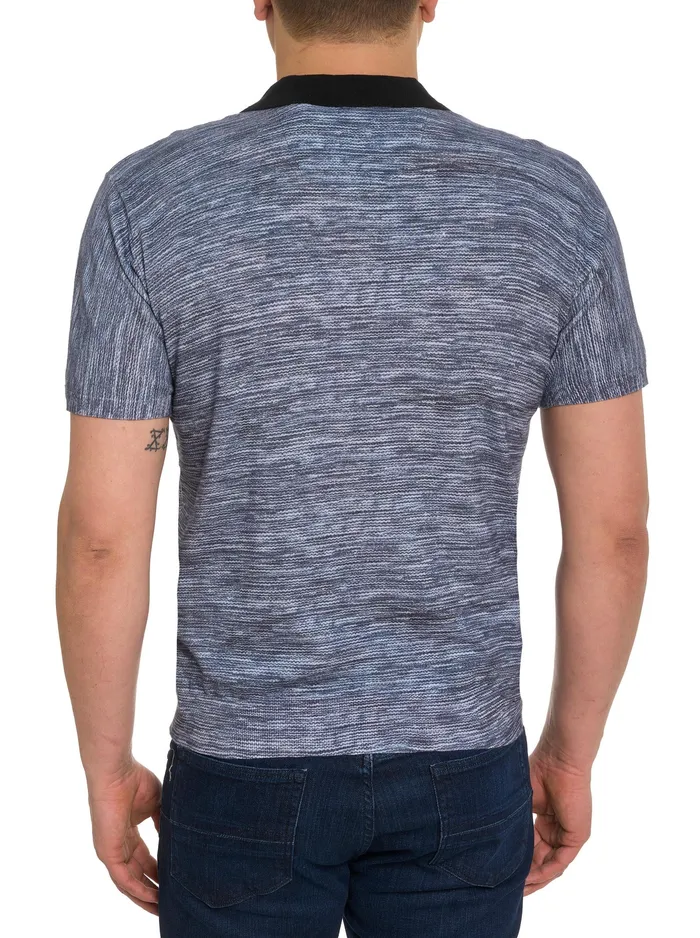 Robert Graham Polos and TShirts Men THE STATIC SWEATER POLO Grey