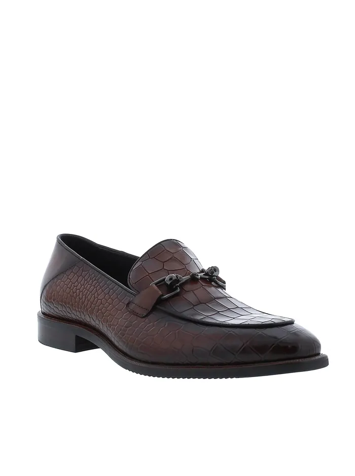 Robert Graham Shoes Men AMICO LOAFER Cognac