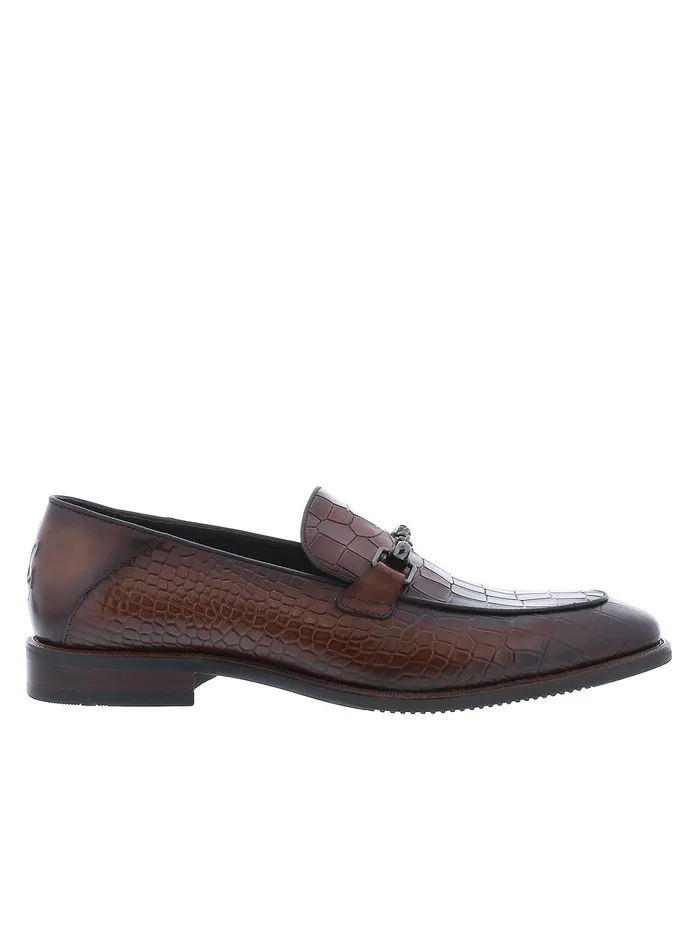 Robert Graham Shoes Men AMICO LOAFER Cognac
