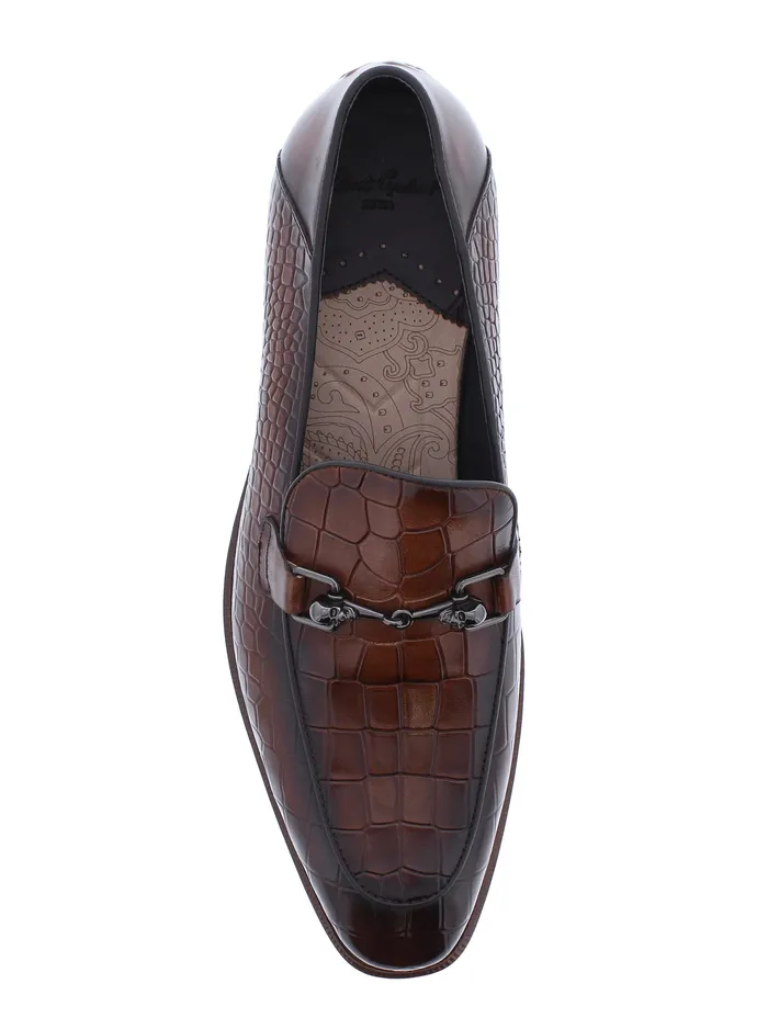 Robert Graham Shoes Men AMICO LOAFER Cognac