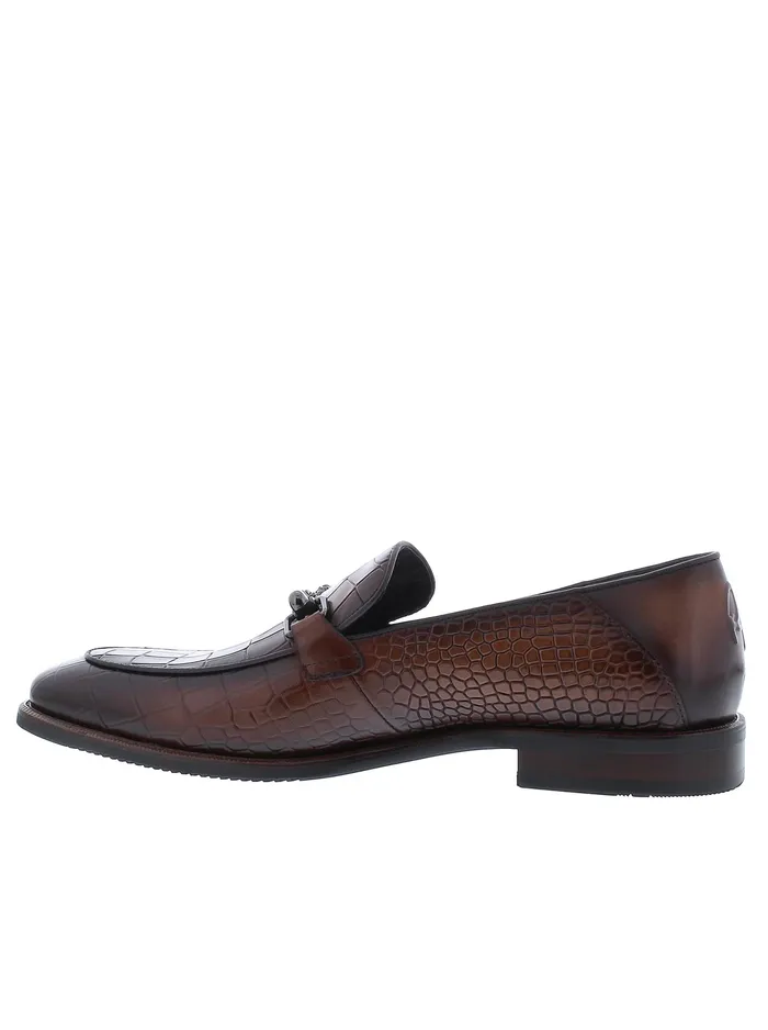 Robert Graham Shoes Men AMICO LOAFER Cognac