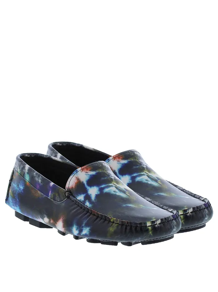 Robert Graham Shoes Men CARIZZO PRINTED LOAFER Black
