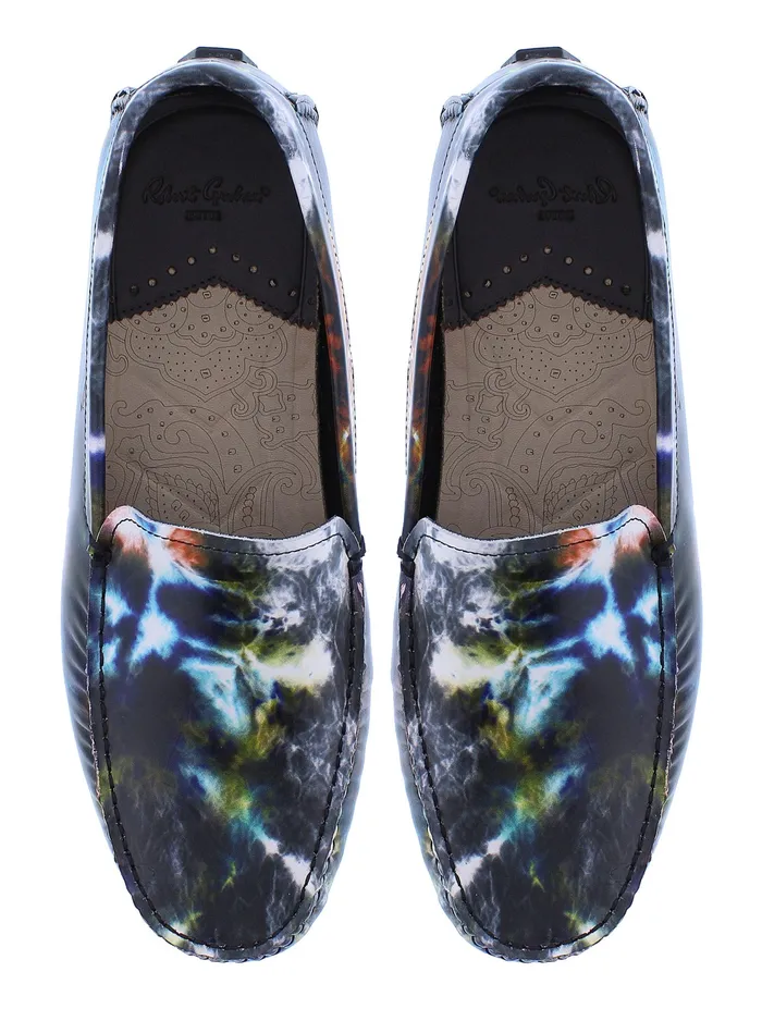 Robert Graham Shoes Men CARIZZO PRINTED LOAFER Black