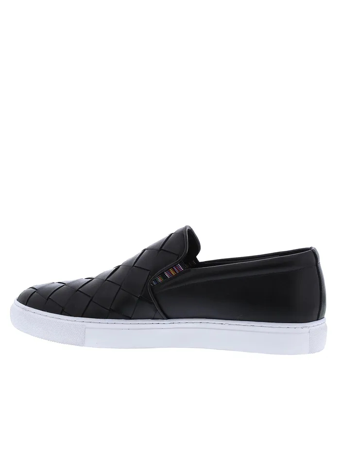 Robert Graham Shoes Men EROSION SLIP ON SNEAKER Cognac