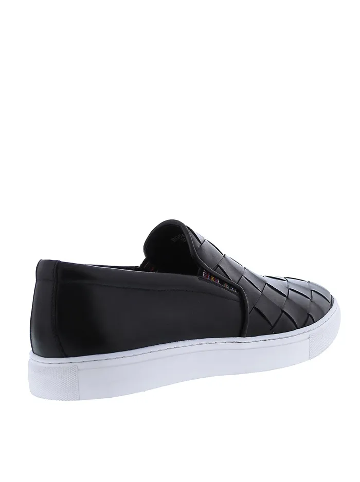 Robert Graham Shoes Men EROSION SLIP ON SNEAKER Cognac