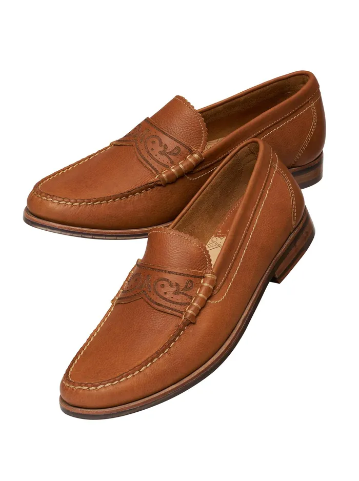 Robert Graham Shoes Men KEVIN PENNY LOAFER Brown