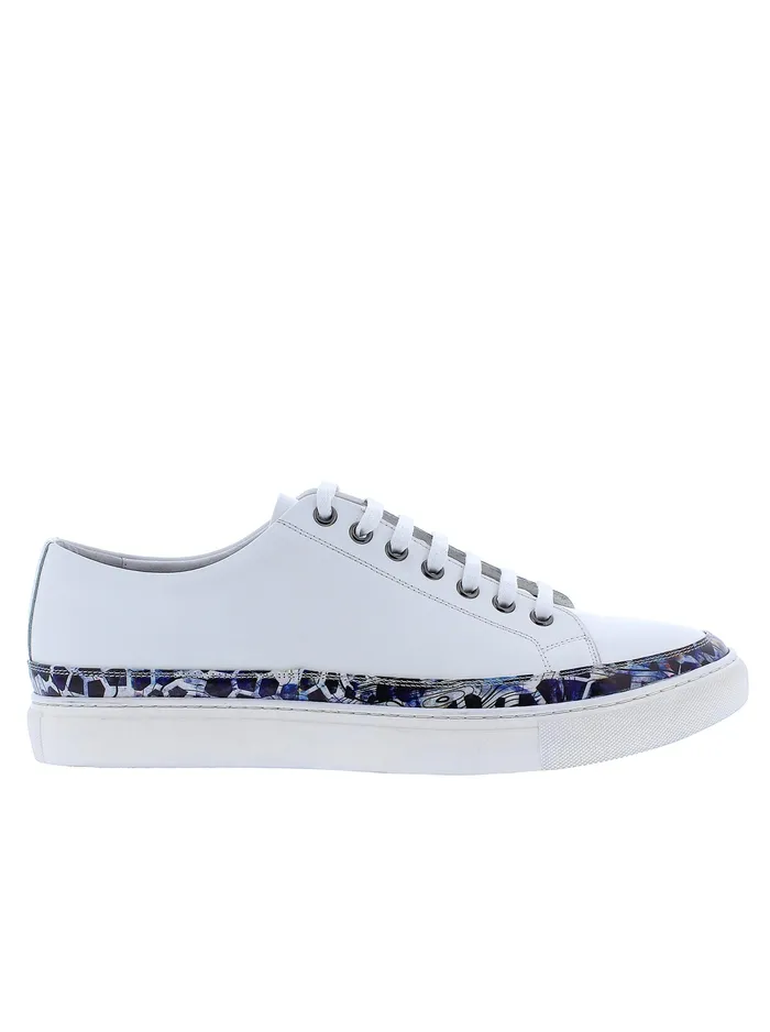 Robert Graham Shoes Men PERALTA SNEAKER White