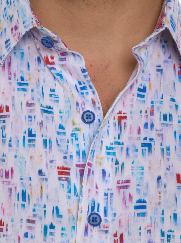 Robert Graham Short Sleeve Button Down Shirts Men CARLYLE SHORT SLEEVE BUTTON DOWN SHIRT Multi