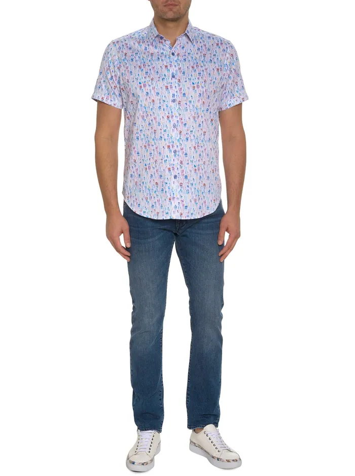 Robert Graham Short Sleeve Button Down Shirts Men CARLYLE SHORT SLEEVE BUTTON DOWN SHIRT Multi