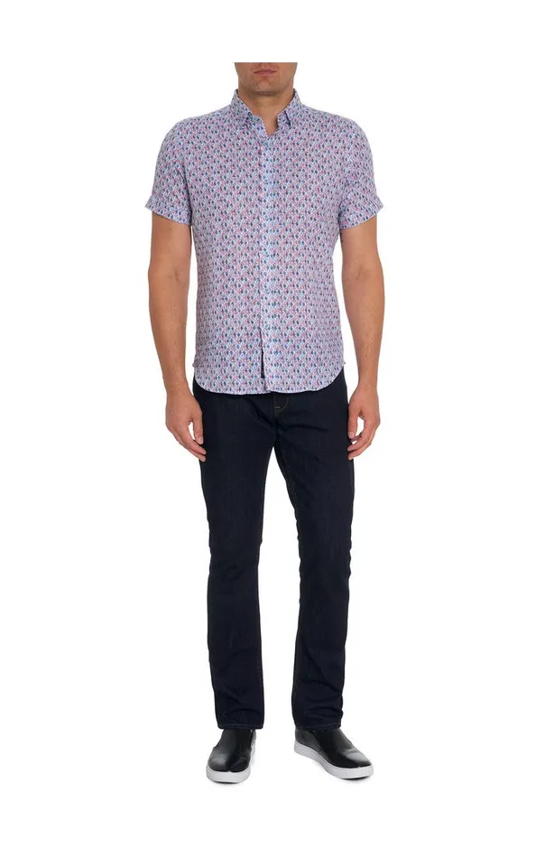 Robert Graham Short Sleeve Button Down Shirts Men CHANDLER SHORT SLEEVE BUTTON DOWN SHIRT Multi