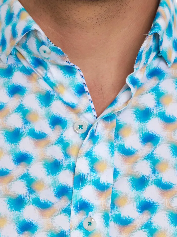 Robert Graham Short Sleeve Button Down Shirts Men HEWLETT SHORT SLEEVE BUTTON DOWN SHIRT Multi