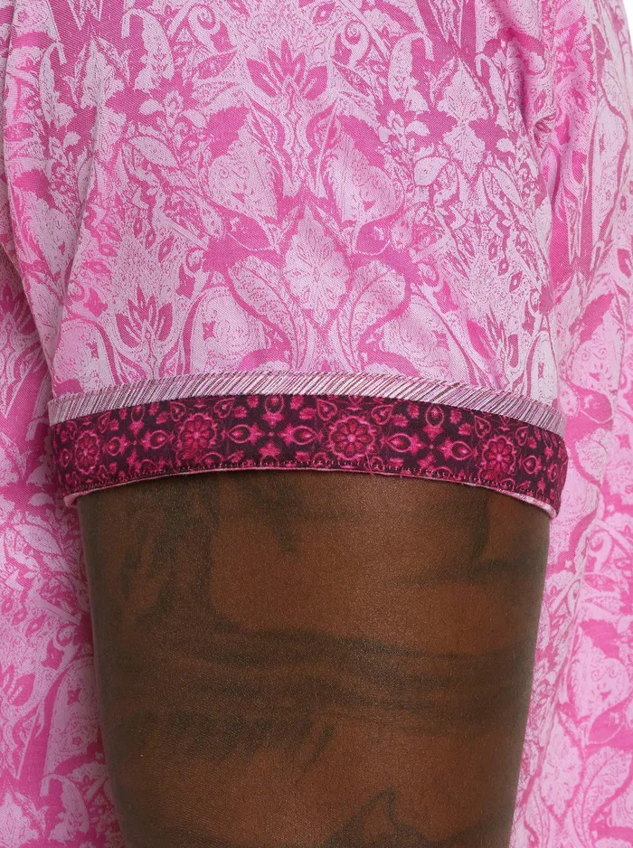 Robert Graham Short Sleeve Button Down Shirts Men HIGHLAND SHORT SLEEVE BUTTON DOWN SHIRT Pink