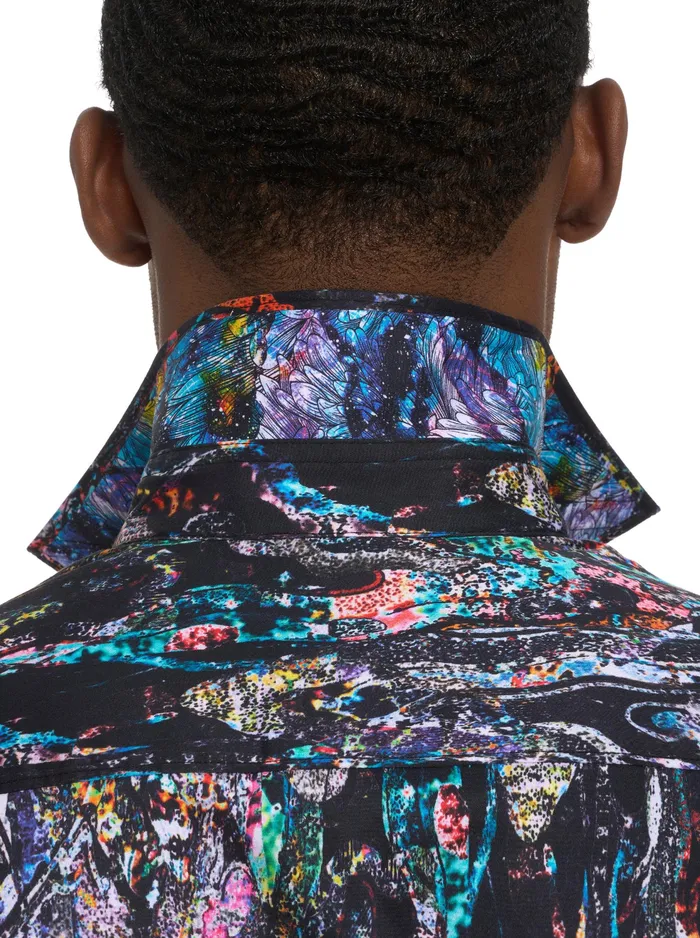 Robert Graham Short Sleeve Button Down Shirts Men MESOSPHERE SHORT SLEEVE BUTTON DOWN SHIRT Multi
